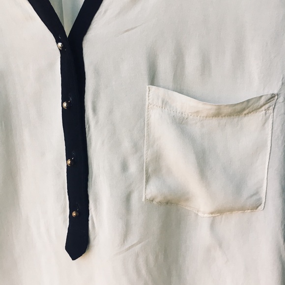 •From PARIS• GRACE & MILA White/Black Blouse - Picture 5 of 7